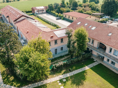 Villa a schiera  con giardino in Via Per Carpiano - Melegnano (MI)