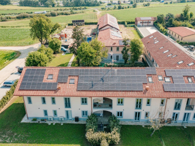 Villa a schiera  con giardino in Via Per Carpiano - Melegnano (MI)