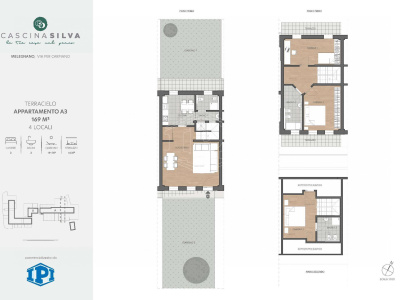 Villa a schiera con giardino in Via Per Carpiano - Melegnano (MI)