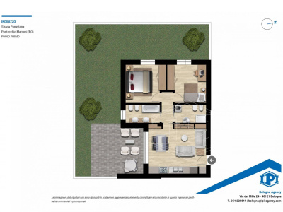 Nuovo Trilocale con giardino a Pontecchio, Sasso Marconi (BO)