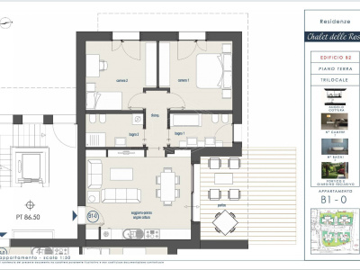 Nuovo Trilocale con giardino a Pontecchio, Sasso Marconi (BO)