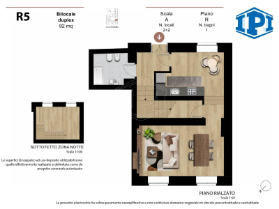 Prestigioso bilocale duplex in Corso Raffaello 28 - Torino (TO)