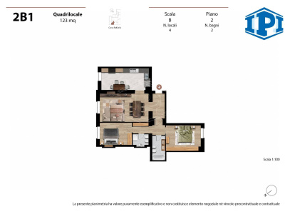 Prestigioso quadrilocale in Corso Raffaello 28 - Torino (TO)